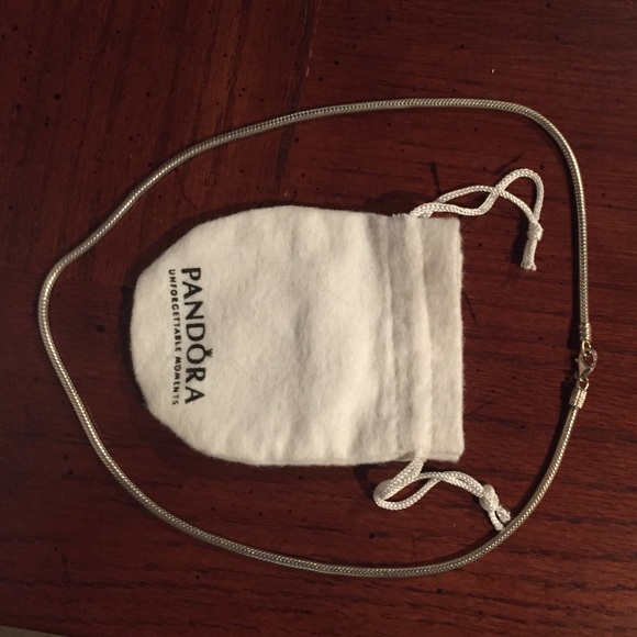 Pandora  19 1/2" sterling silver necklace