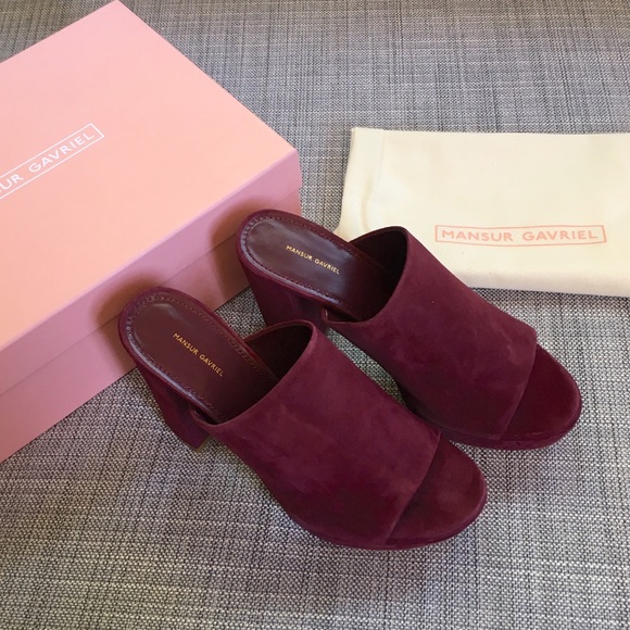 Mansur Gavriel suede mule