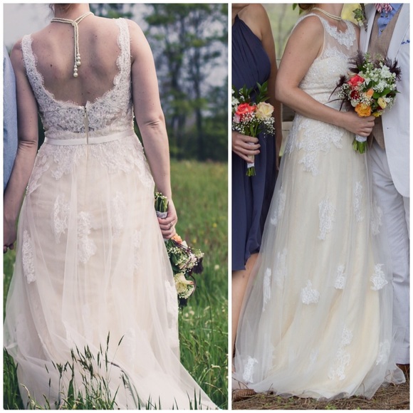BHLDN wedding dress Anthropologie size 6 (8 10)