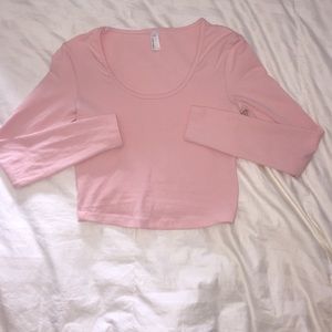 Cotton Spandex Jersey Crop Top