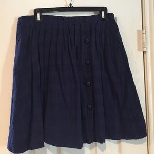 Navy skirt