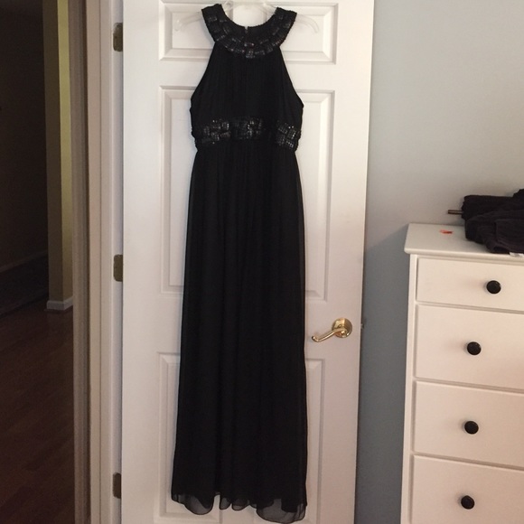 Black formal dress