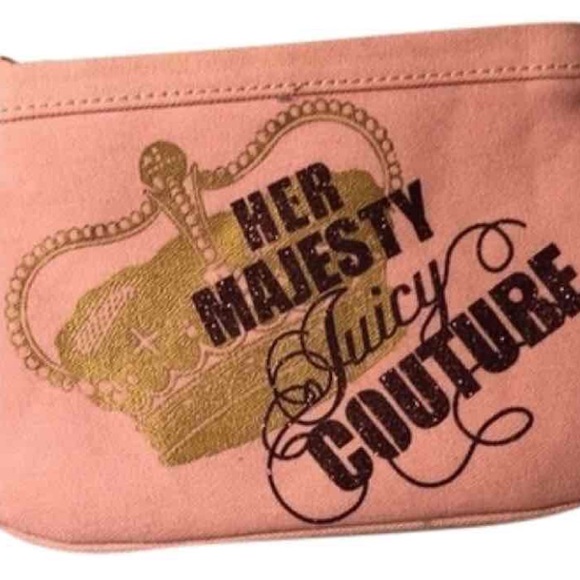 Juicy Couture wristlet and key chain