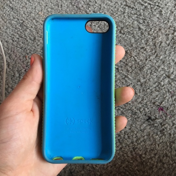 Green & blue iPhone 5c speck phone case - Picture 4 of 4
