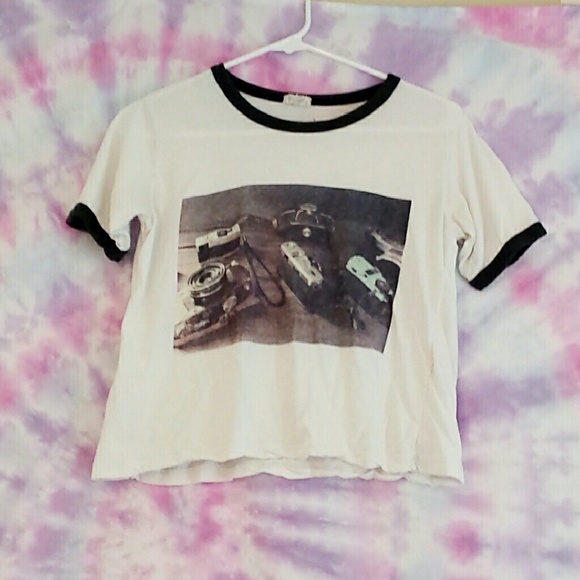 Brandy melville camera tee