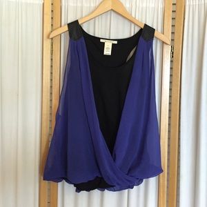 Black and Purple Tank