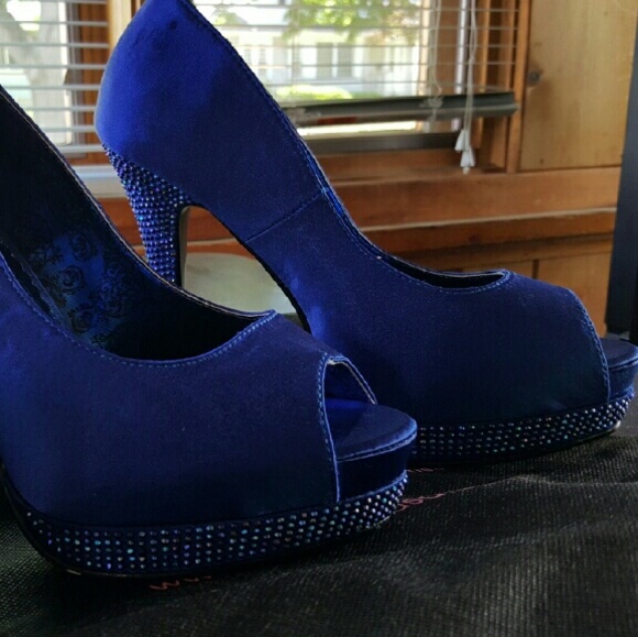 Royal Blue Heels