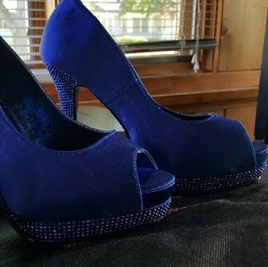 Royal Blue Heels