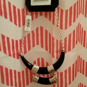 Black/Silver Costume Necklace