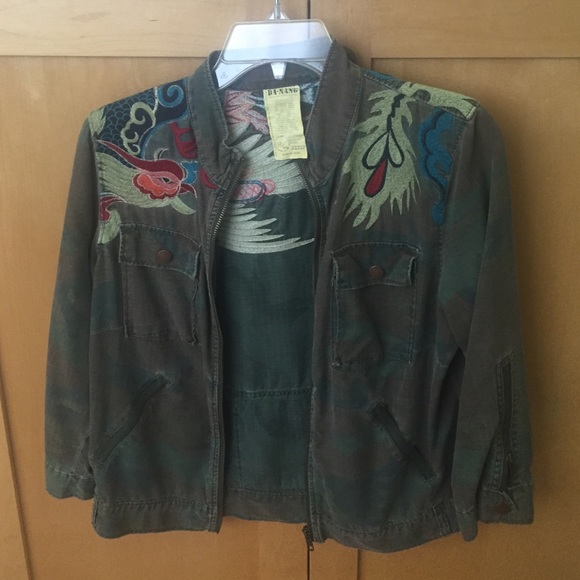 Free People Jackets & Blazers - Camo Jacket