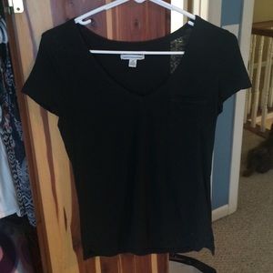 Black V Neck