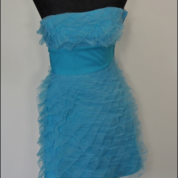 NEW Betsey Johnson turquoise party dress size 6