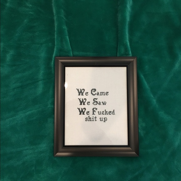 Framed hand needledpoint