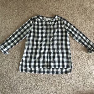 LOFT Black & White Flannel
