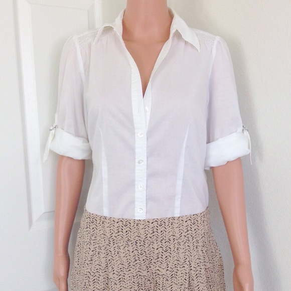 LOFT Tops - Loft White Blouse