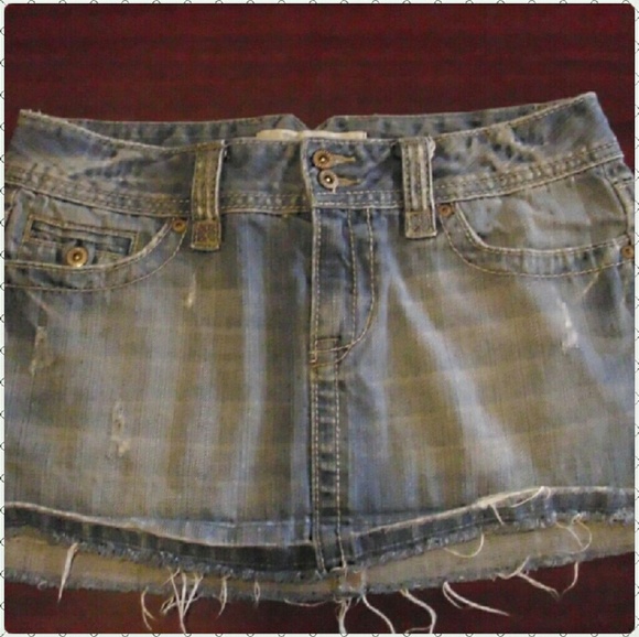 Aeropostale Dresses & Skirts - 🆑DISTRESSED DENIM MINI!