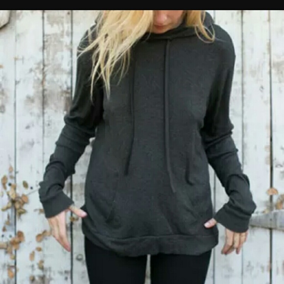 Joah Brown charcoal hoodie