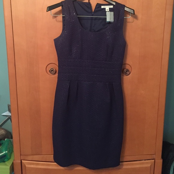 Banana Republic Size 2 formal navy blue dress