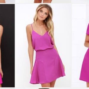 Lulus Magenta Dress