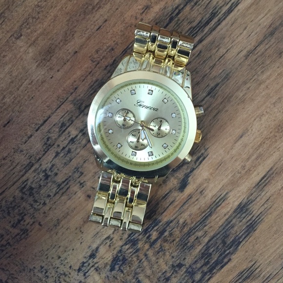Gold Geneva Watch