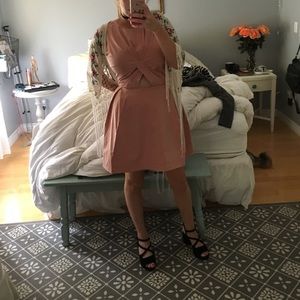 Pink cocktail dress