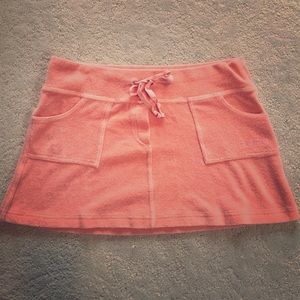 Bebe Terry Cloth Skirt