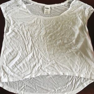 White Victoria Secret Crop Top