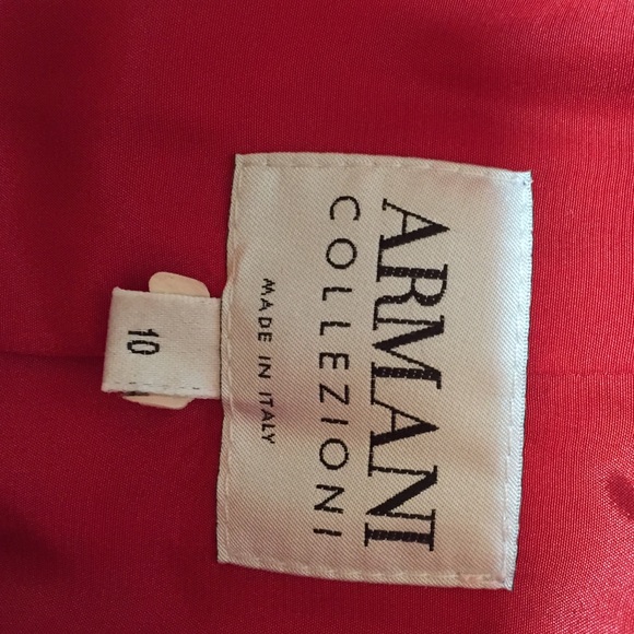 Armani Collezioni Jackets & Coats - Armani Collezioni red peplum suit Armani Collezioni Jackets & Coats - Armani Collezioni red peplum suit
