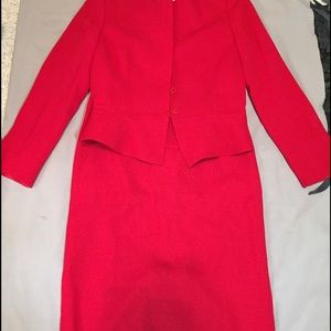 Armani Collezioni Jackets & Coats - Armani Collezioni red peplum suit Armani Collezioni Jackets & Coats - Armani Collezioni red peplum suit