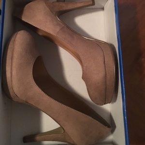 3 inch Taupe Heels