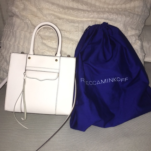 Rebecca Minkoff Mini M.A.B in white