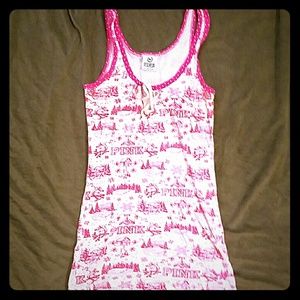 Pink tank top