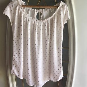 Lauren Conrad gold blouse