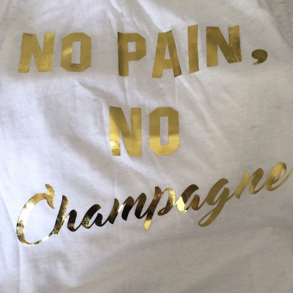 SOLD! No Pain, No Champagne Tank 🍾 - Picture 4 of 4