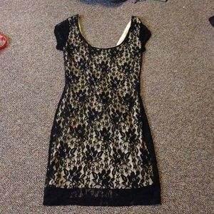 Bailey blue lace dress