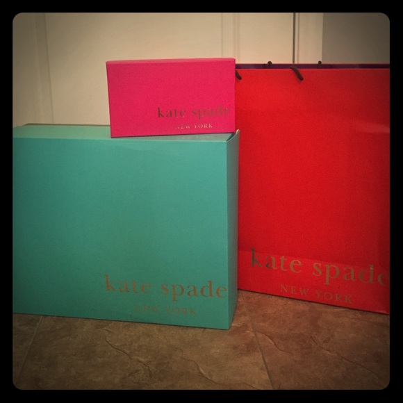 Kate Spade New York Boxes and Shopping Bag