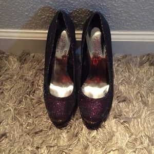 💥💥Purple & Blue Sparkling Heels💥💥