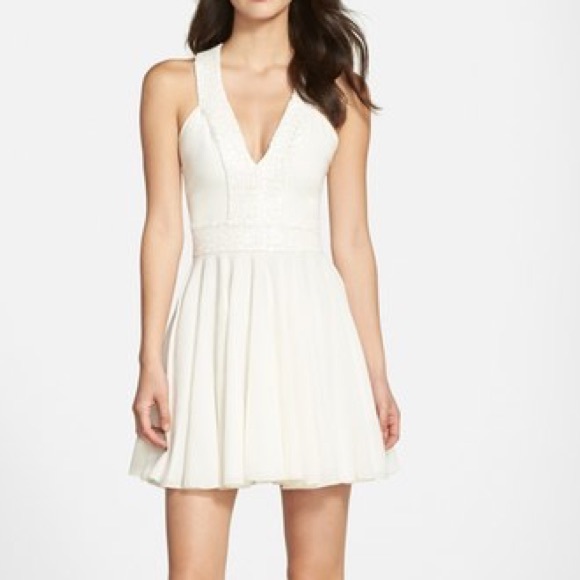 Dress the population 'Chloe' Fit & Flare dress