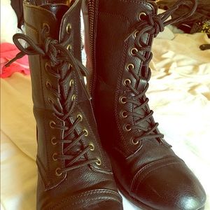 Black Combat Boots