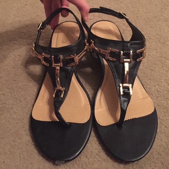 Sandals with Slight Wedge