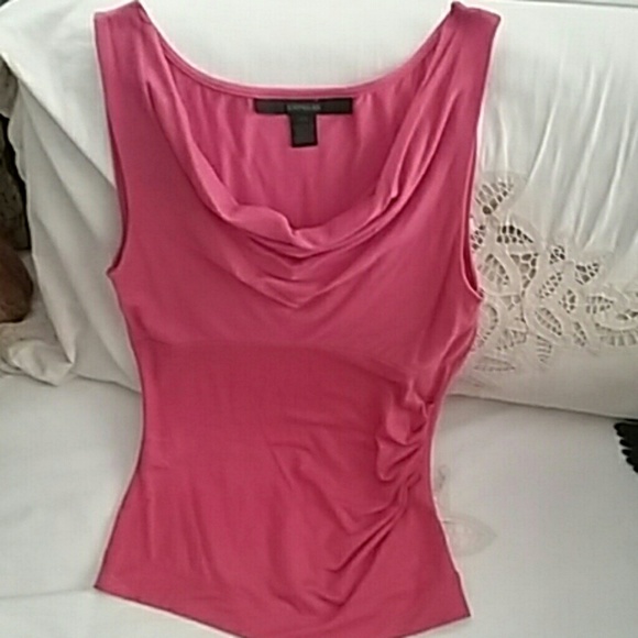 Deep rose date night top