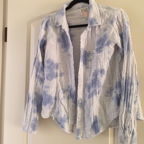 Tie dye button up