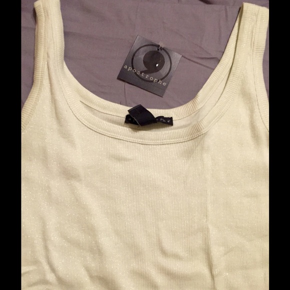 NWT shiny lime green stretch tank - Picture 2 of 3