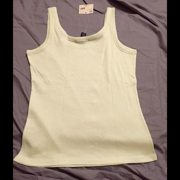 NWT shiny lime green stretch tank - Picture 3 of 3