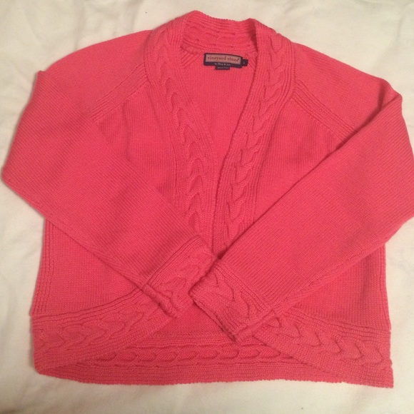 NWOT Vineyard Vines pink short sweater