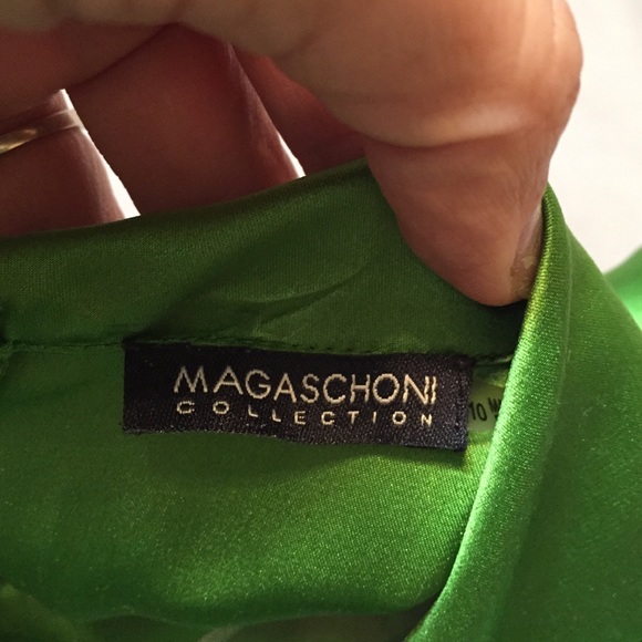 Magaschoni Tops - Magaschoni green silk blouse SALE Magaschoni Tops - Magaschoni green silk blouse SALE