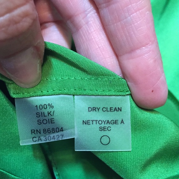 Magaschoni Tops - Magaschoni green silk blouse SALE Magaschoni Tops - Magaschoni green silk blouse SALE