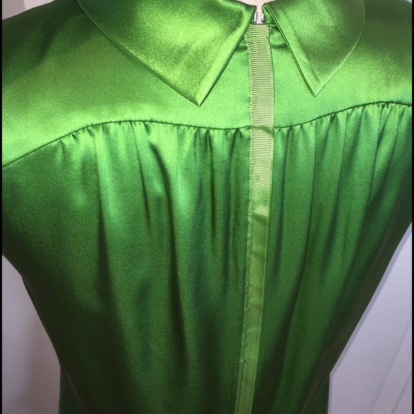 Magaschoni Tops - Magaschoni green silk blouse SALE Magaschoni Tops - Magaschoni green silk blouse SALE