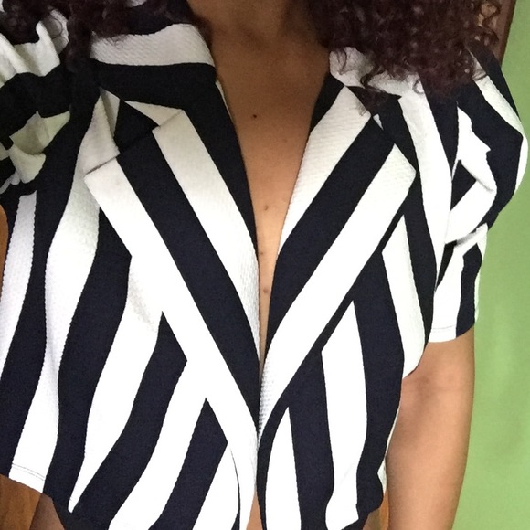 Black and white blazer! New With Tag!