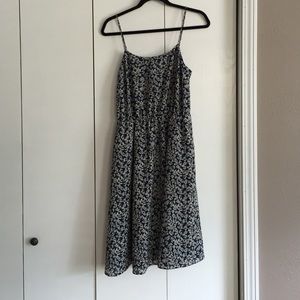 Blue with white flowers dress by Jcrew